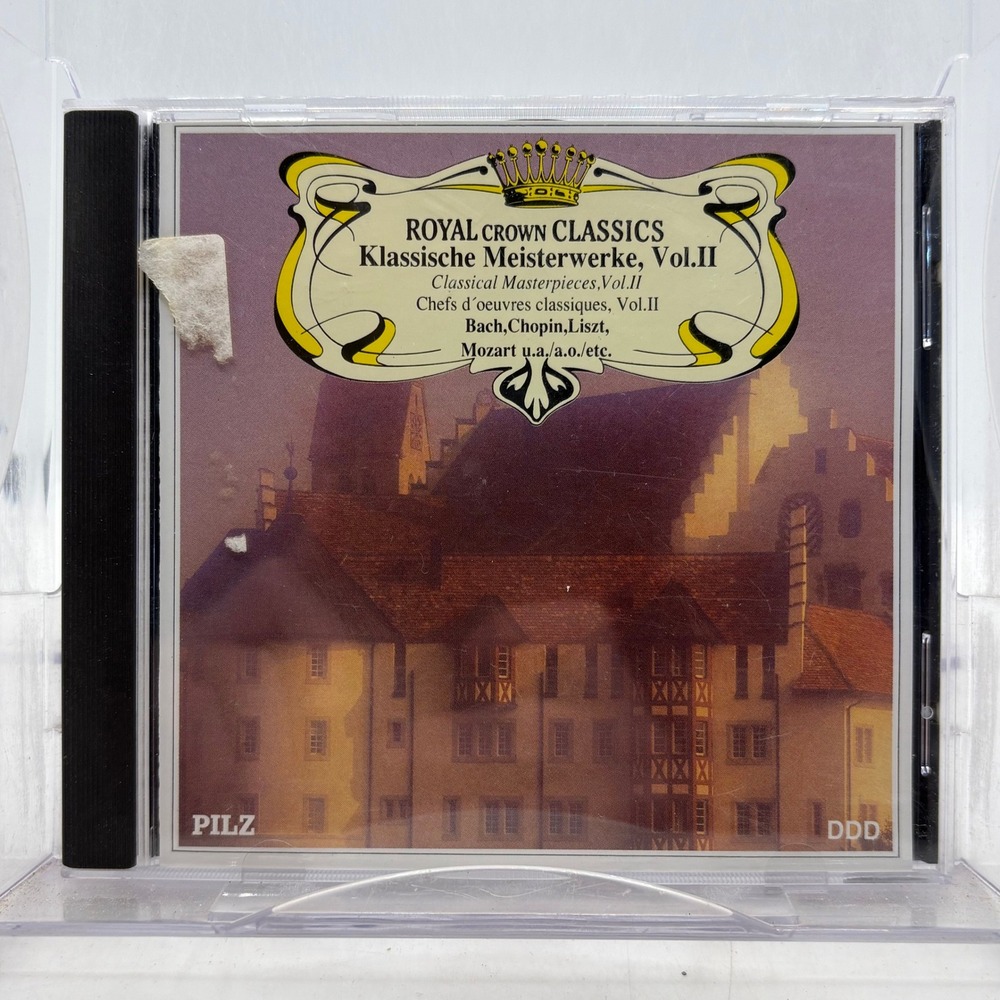 Royal Crown Classics Classical Masterpieces Vol II CD Pilz Bach Mozart 1989